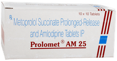Prolomet Am 25 Tablet 10 Prolomet Am 25 Tablet 10